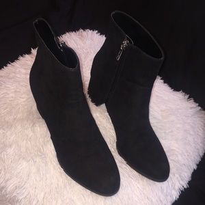 UNISA Black Suede Ankle Boots ✨